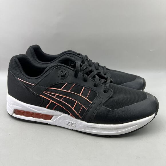 Asics Other - Asics Tiger GelSaga Sou Running Shoes Women Size 10 Black Pink Comfort Sneakers